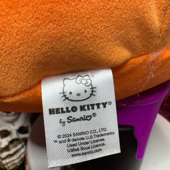Halloween Sanrio Hello Kitty My Melody Kuromi Squishmallow 2023/24 Pumpkin Plush - Picture 12 of 15